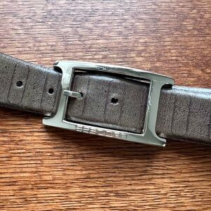 Sean John H Buckle Leather Belt